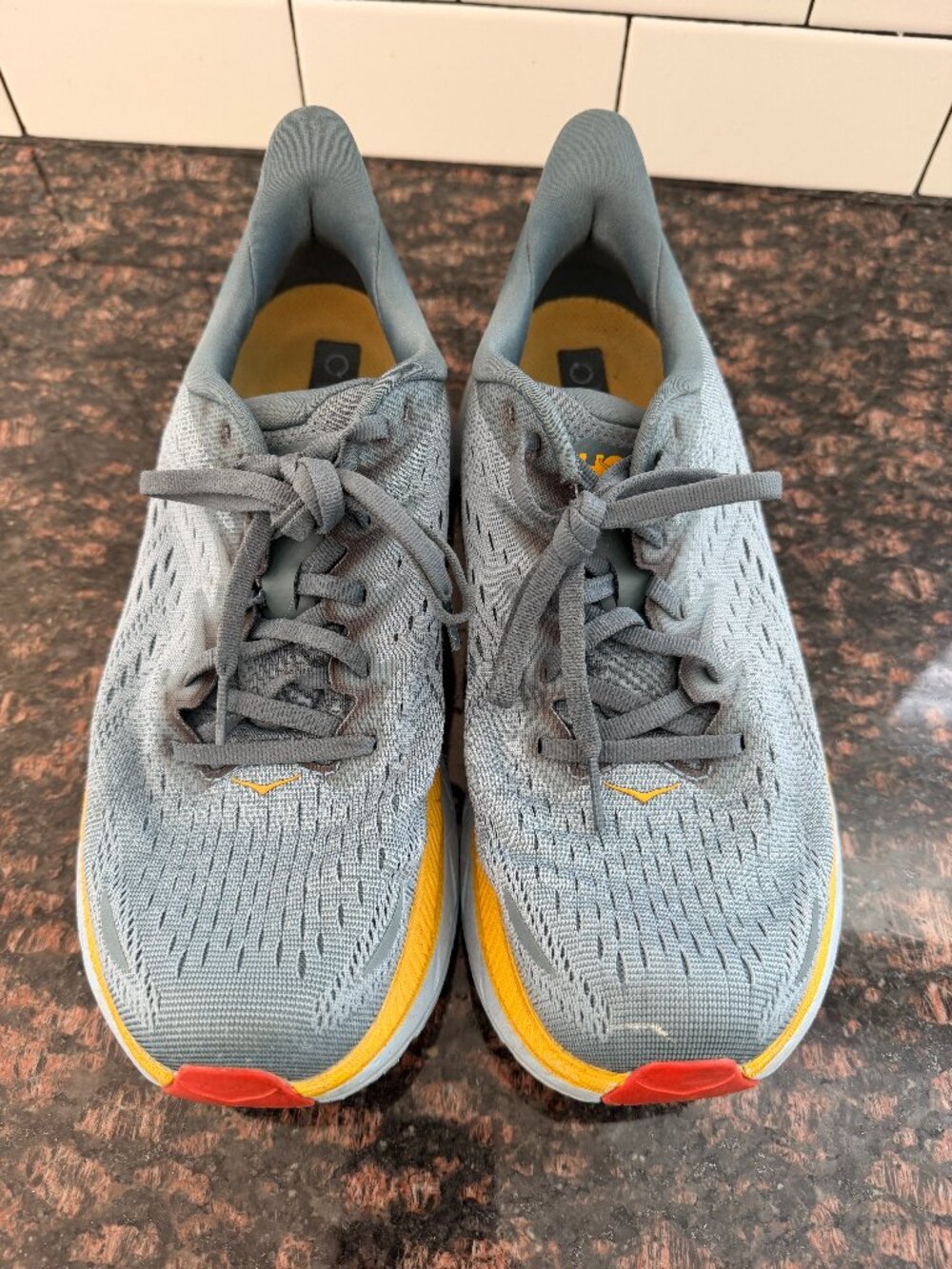 HOKA ONE ONE Clifton 8 Men's Running Shoes Goblin Blue/Mountain Spring Sz 8.5
